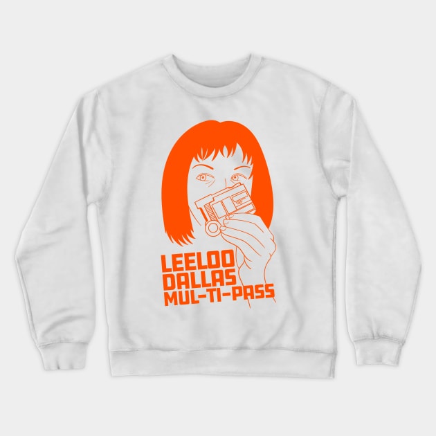 Leeloo Dallas Multipass Crewneck Sweatshirt by Meta Cortex